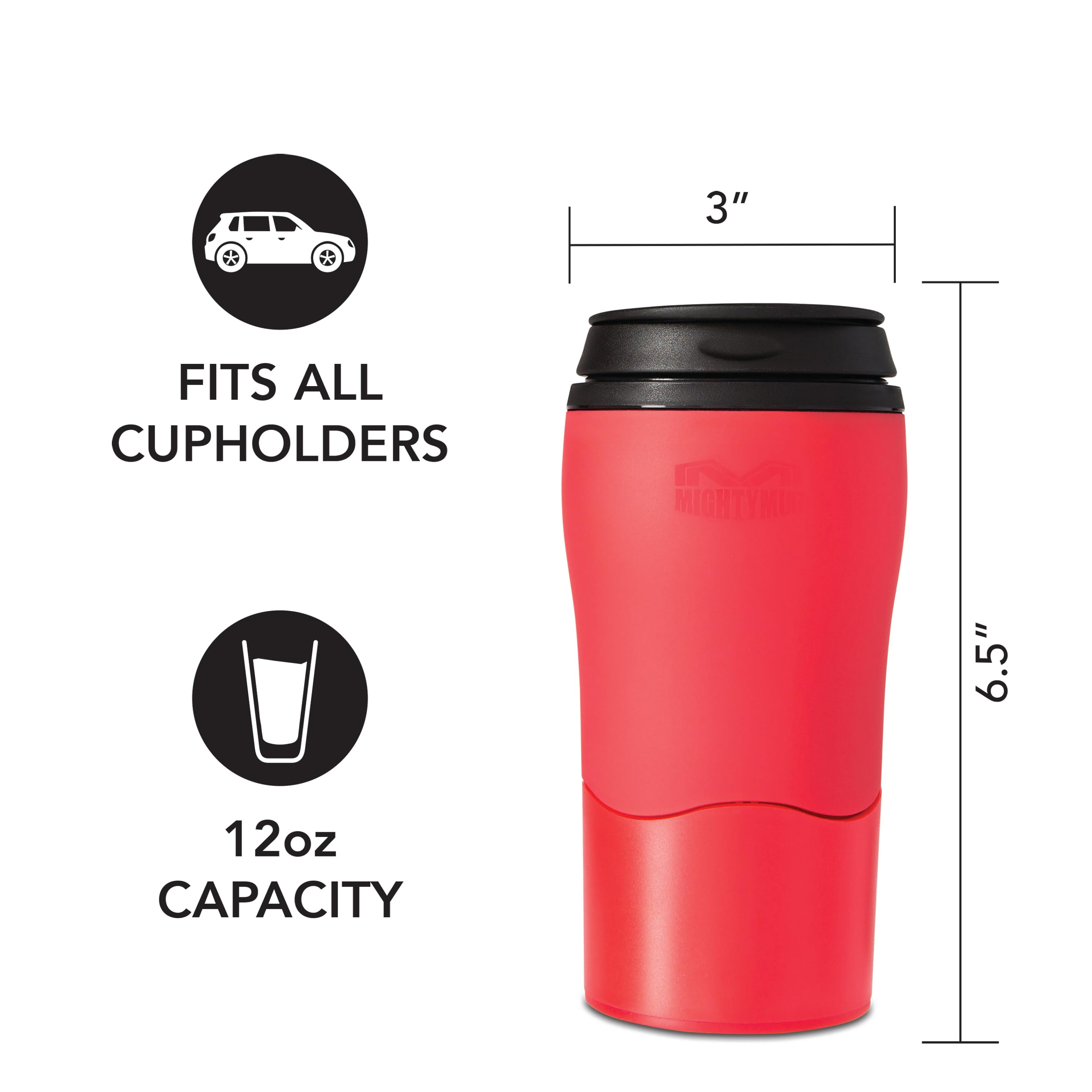 Amazon.co.jp: MightyMug タンブラー マイティーマグソロ レッド 320ml